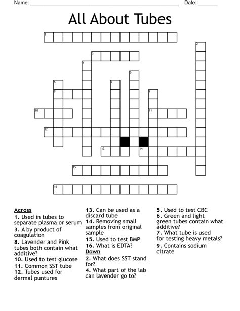 Enter a <b>Crossword</b> Clue. . Tube used in some operations crossword